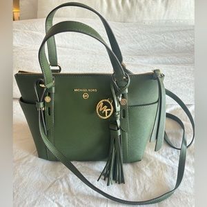 Michael Kors Sullivan Small Convertible Top Zip Leather Tote